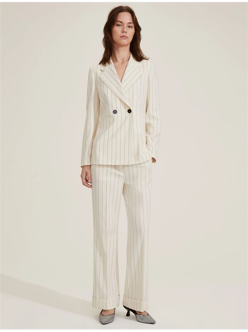 pantalone donna bianco EMME MARELLA | AGRA2255/001